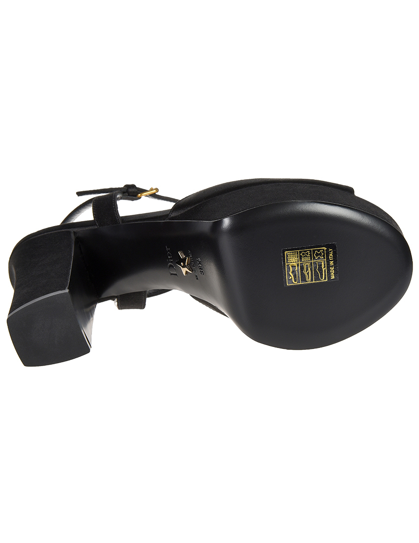 черные Босоножки Christian Dior KCQ260SAT900-1920-black размер - 38.5; 37; 37.5; 38