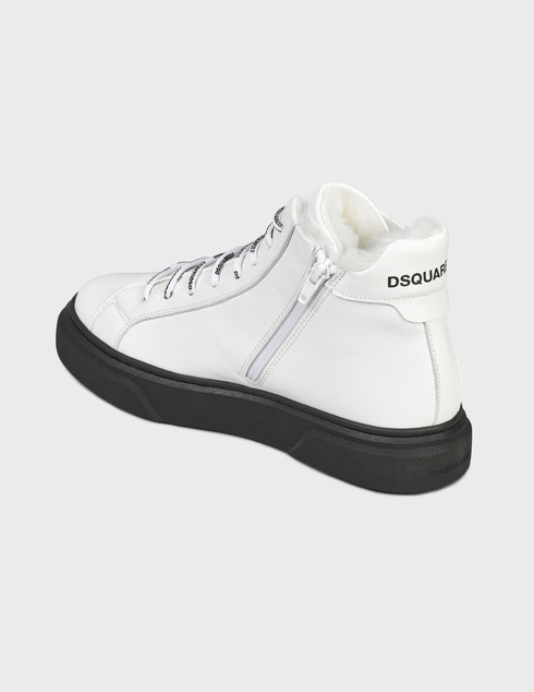 женские белые Ботинки Dsquared2 68567-М-К-white - фото-2