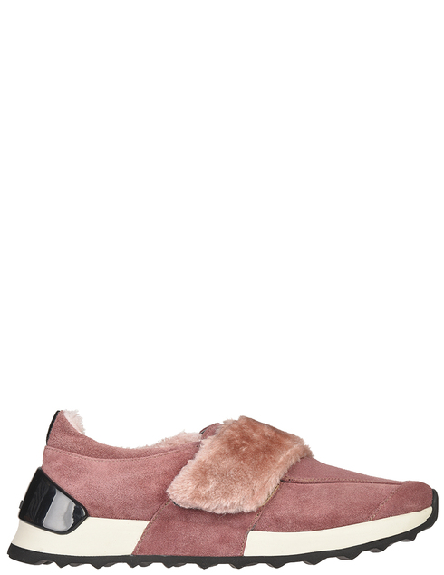 женские розовые замшевые Кроссовки Alberto Guardiani S61421-SFX3_pink - фото-5