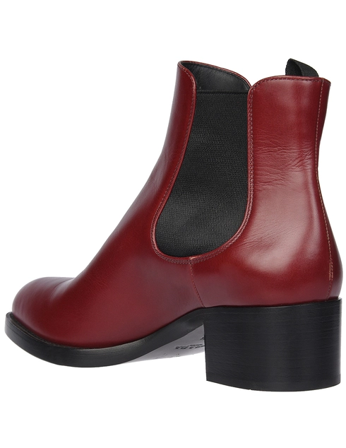 женские бордовые Ботинки Prada PR8621_bordo - фото-2