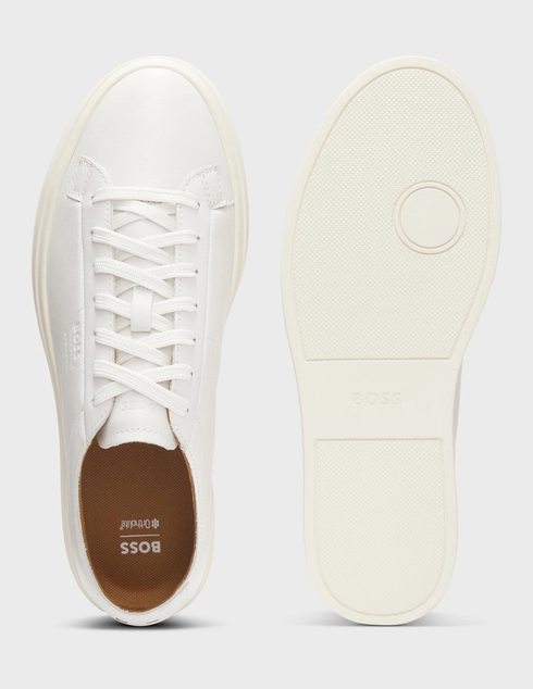 мужские белые Кеды Boss 5055786610275985-100 - фото-2