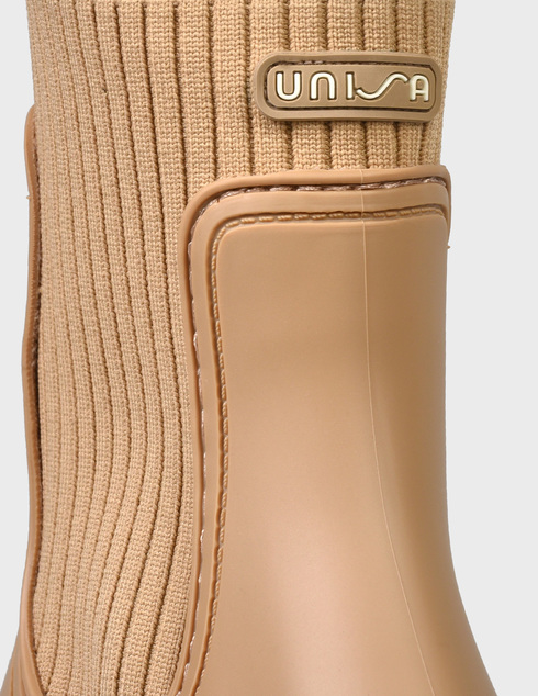 женские бежевые резиновые Ботинки Unisa AYNAR_F21-beige - фото-5