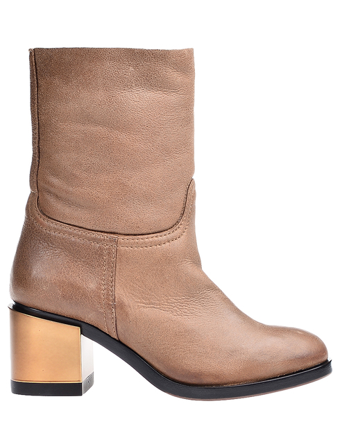 женские коричневые Ботинки Alessandro Dell'Acqua 01870 - фото-2