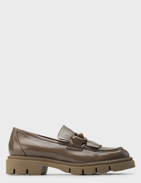 женские коричневые лакированные Лоферы Luca Grossi K813M_brown - фото-5