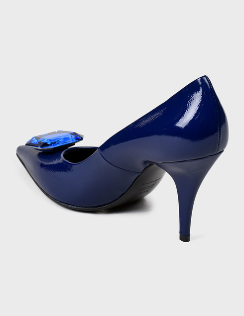 женские синие Туфли Casadei 601-0901-0069-blue - фото-2