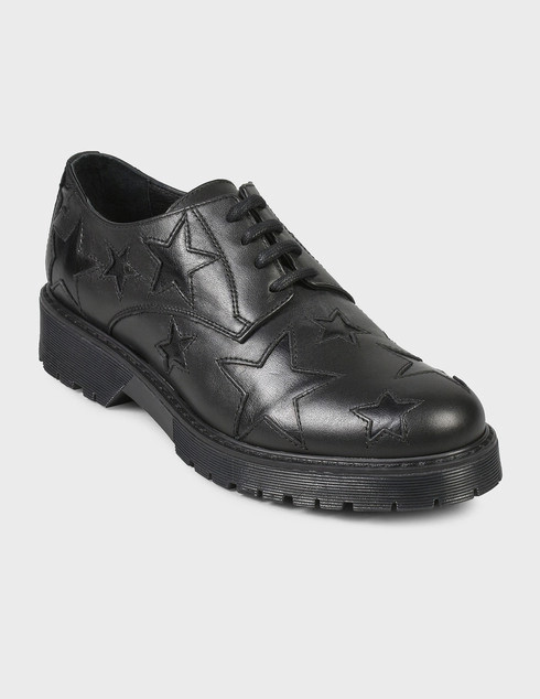 черные Дерби Stokton 4614-black