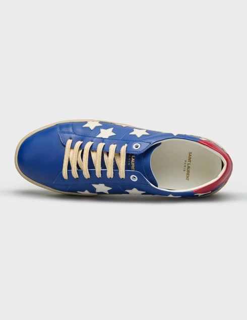 синие мужские Кеды Saint Laurent 549539-4393_blue 10760 грн