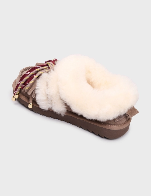 женские бежевые Угги Colors Of California Shear-06-3-taupe_beige - фото-2