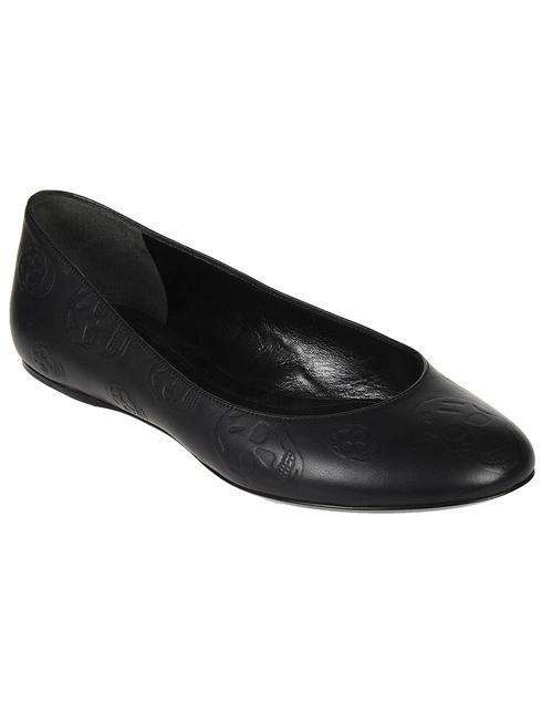 черные Балетки Alexander Mcqueen 4317-black
