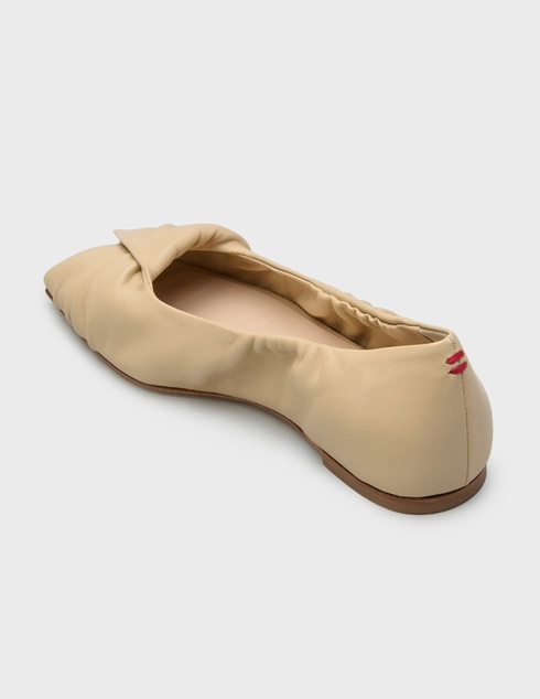 женские бежевые Балетки Halmanera SAMI01_beige - фото-2