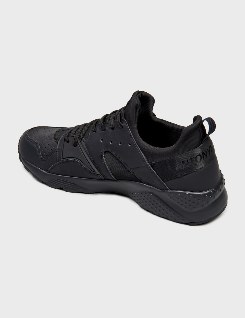 мужские черные Кроссовки Antony Morato MMF01178-Nero_black - фото-2