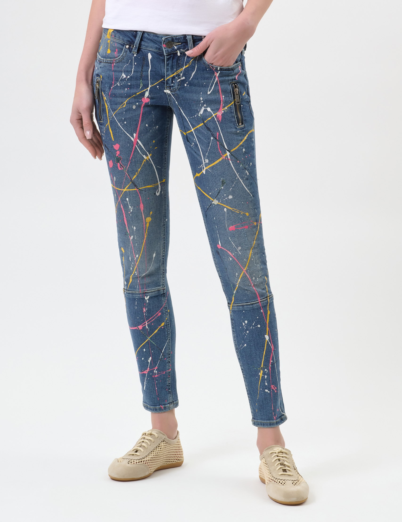 

Джинсы, Синий;многоцветный;голубой