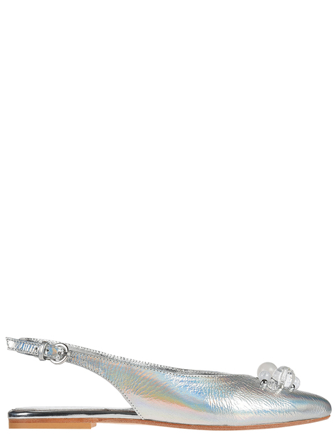 женские серебряные лакированные Босоножки Apepazza NTS09_silver - фото-5