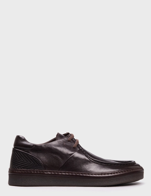 мужские коричневые кожаные Туфли Giampiero Nicola 45062_brown - фото-5