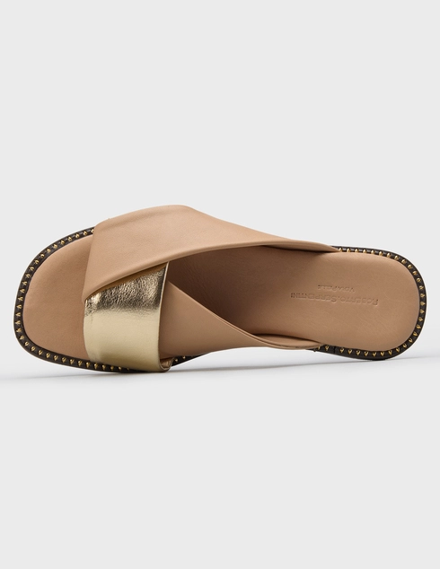 бежевые женские Шлепанцы Roberto Serpentini ML001-K--gold_beige 12506 грн