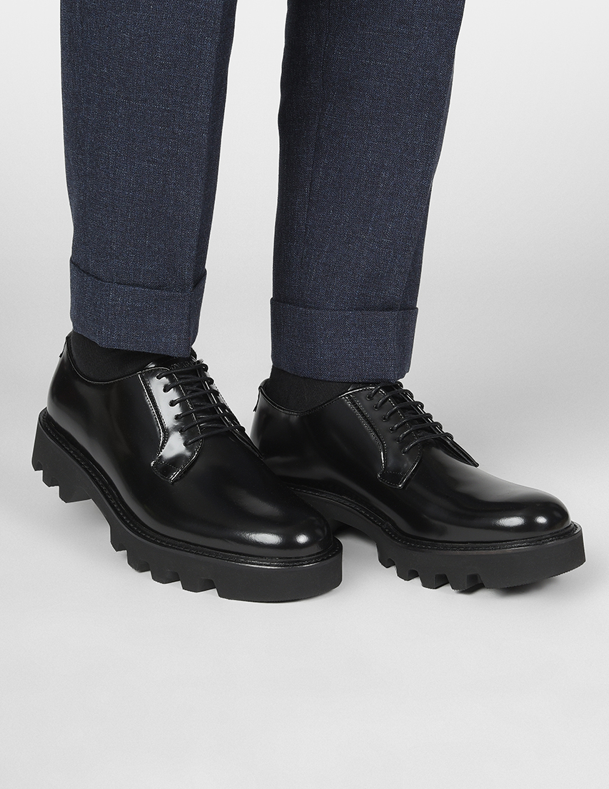 Ботинки мужские купить на подошве. Армани Эмпорио ботинки. Xf057 Armani Boots. Эмпорио Армани ботинки мужские. Мужские ботинки Броги Emporio Armani 2010-2015.