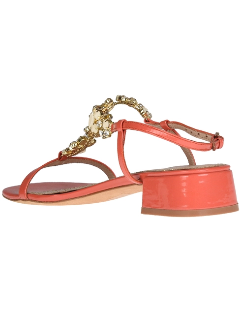 женские коралловые Босоножки Lola Cruz 220_coral - фото-2