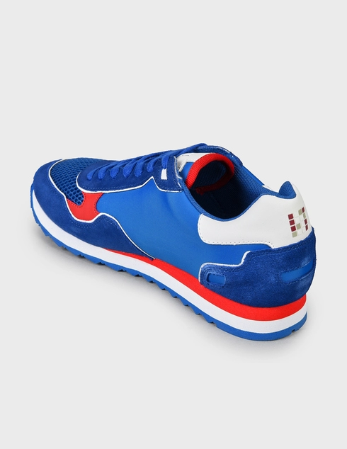 мужские синие Кроссовки Trussardi 77А00074-U617-blue - фото-2