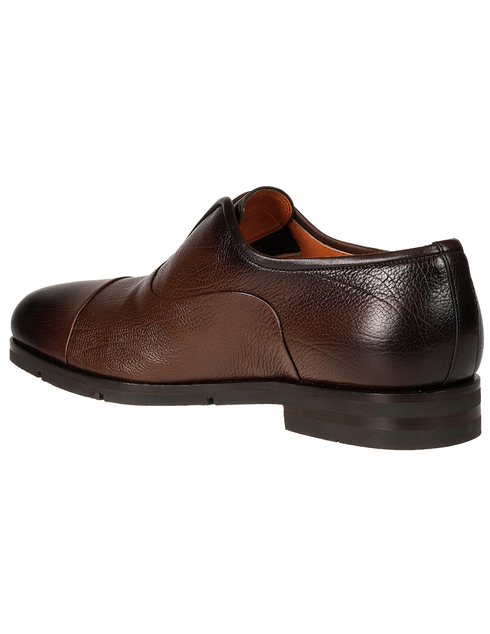 мужские коричневые Туфли Santoni SMCAG16816SI5ECGCS52_brown - фото-2