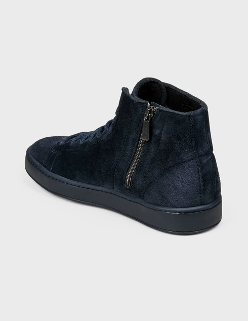 мужские синие Кеды Santoni Sant-AW19-20-MBCN20860OCARDDOU60-blue - фото-2