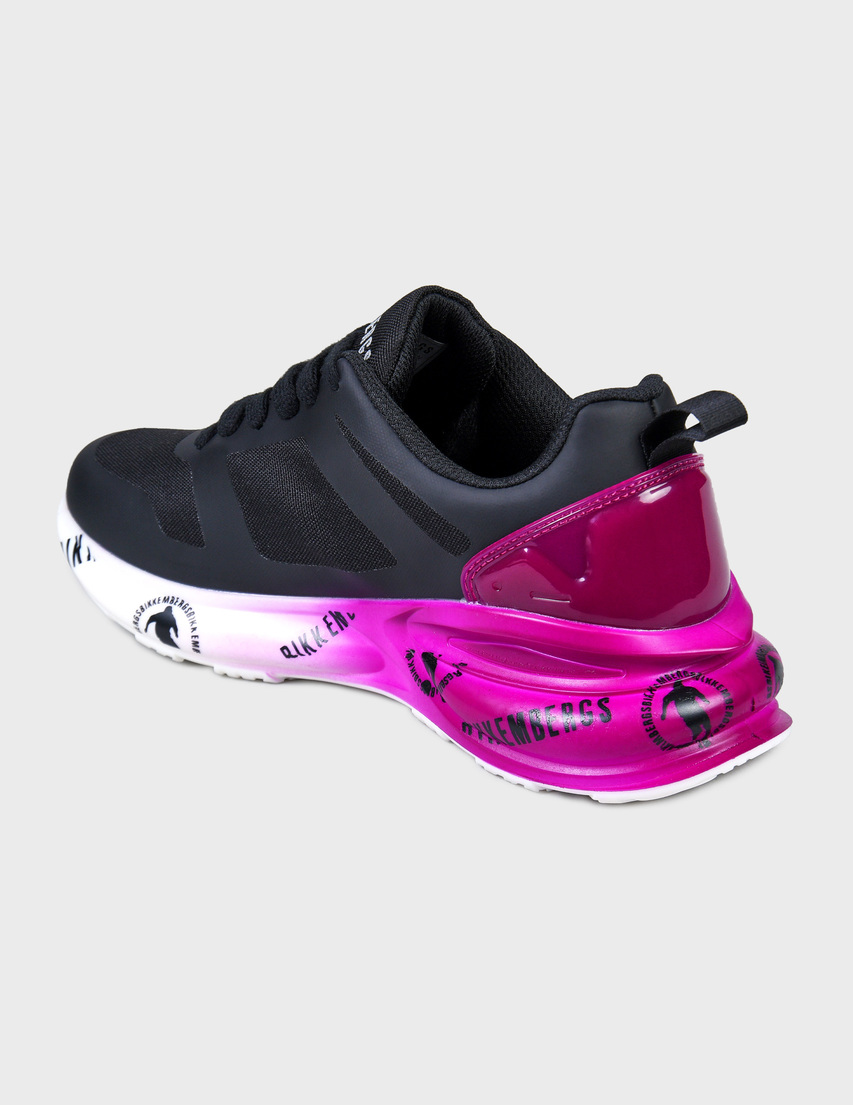 женские черные Кроссовки Bikkembergs 192_black - фото-2