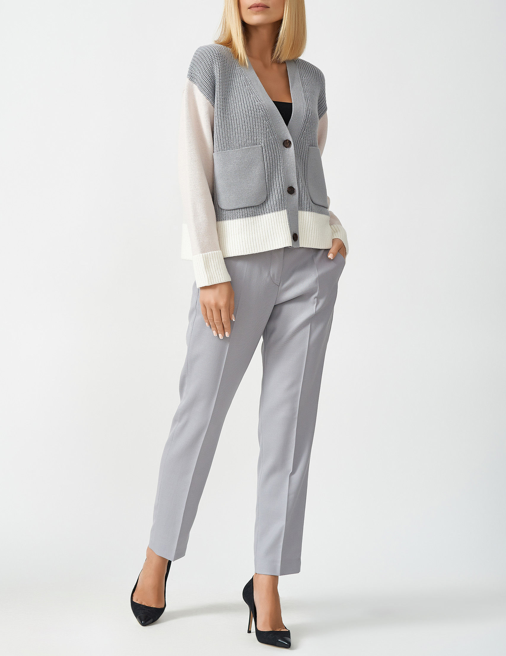 

Кофта, Многоцветный;серый