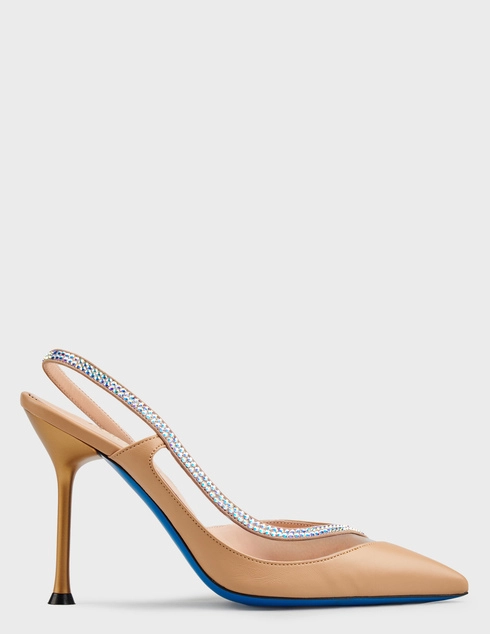 женские бежевые кожаные Босоножки Loriblu 8938BIEGE_beige - фото-5