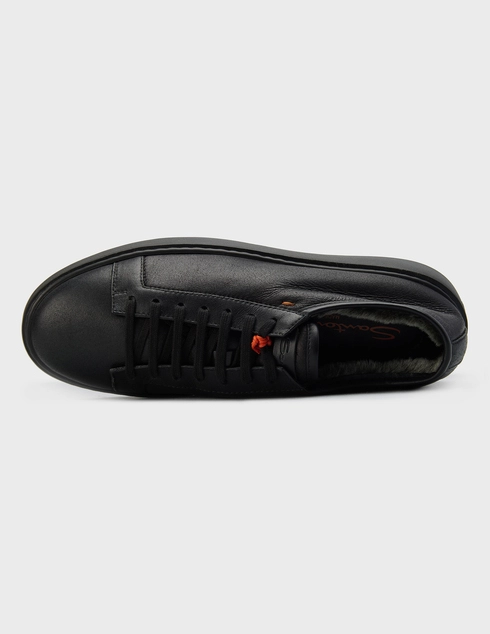 черные мужские Кеды Santoni MBSD21533-N01_black 35592 грн