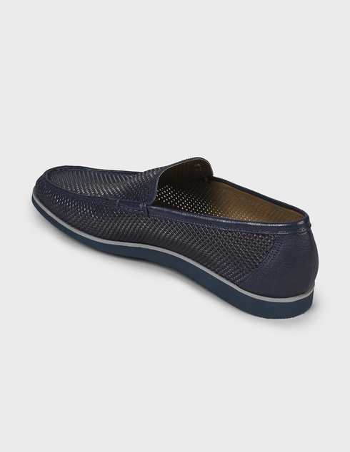 мужские синие Мокасины Aldo Brue 7875-blue - фото-2