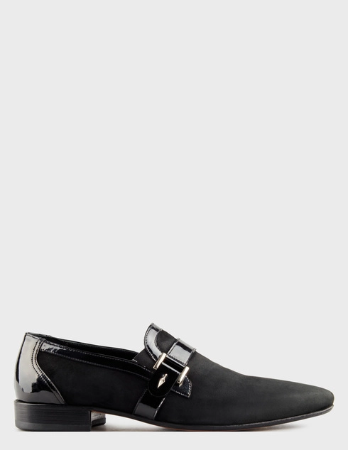 мужские черные нубуковые Туфли Good Man 38108_black - фото-5