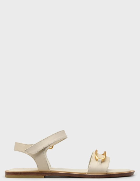 женские бежевые кожаные Сандалии Vittorio Virgili 6311-K-panna_beige - фото-5