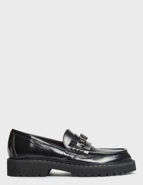 женские черные лакированные Лоферы Laura Bellariva T1130_black - фото-5