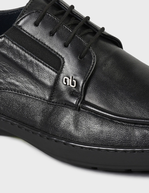 мужские черные кожаные Туфли Aldo Brue 3021-black - фото-5