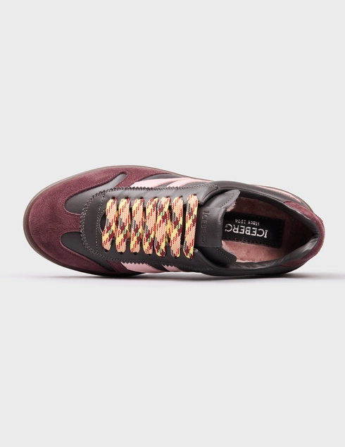 многоцветные женские Кеды Iceberg 2400-bordo-multi 17078 грн