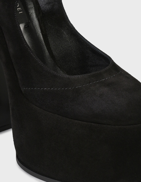 женские черные замшевые Туфли Casadei S1F813T160GCAMOS9000-black - фото-5