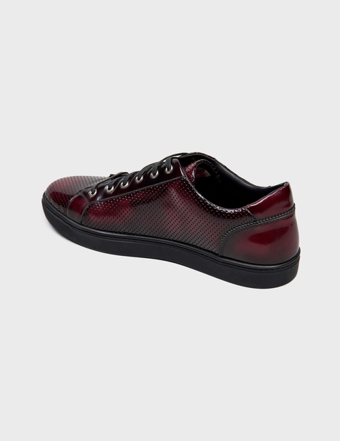 мужские бордовые Кеды Dolce & Gabbana CS1456-Bordeaux_bordo - фото-2