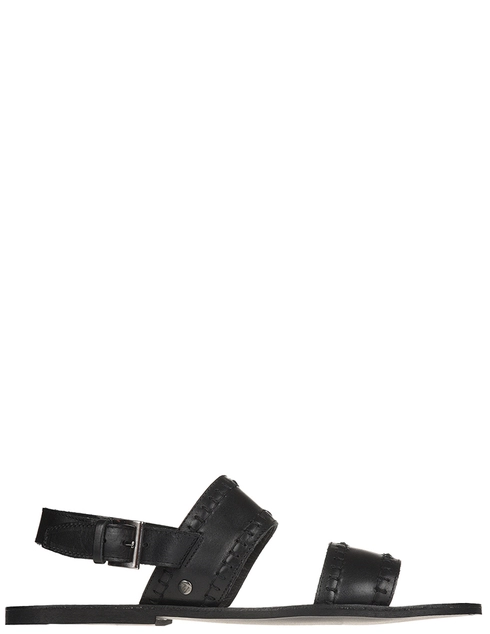 мужские черные Сандалии Trussardi AGR-77A00089_black - фото-2