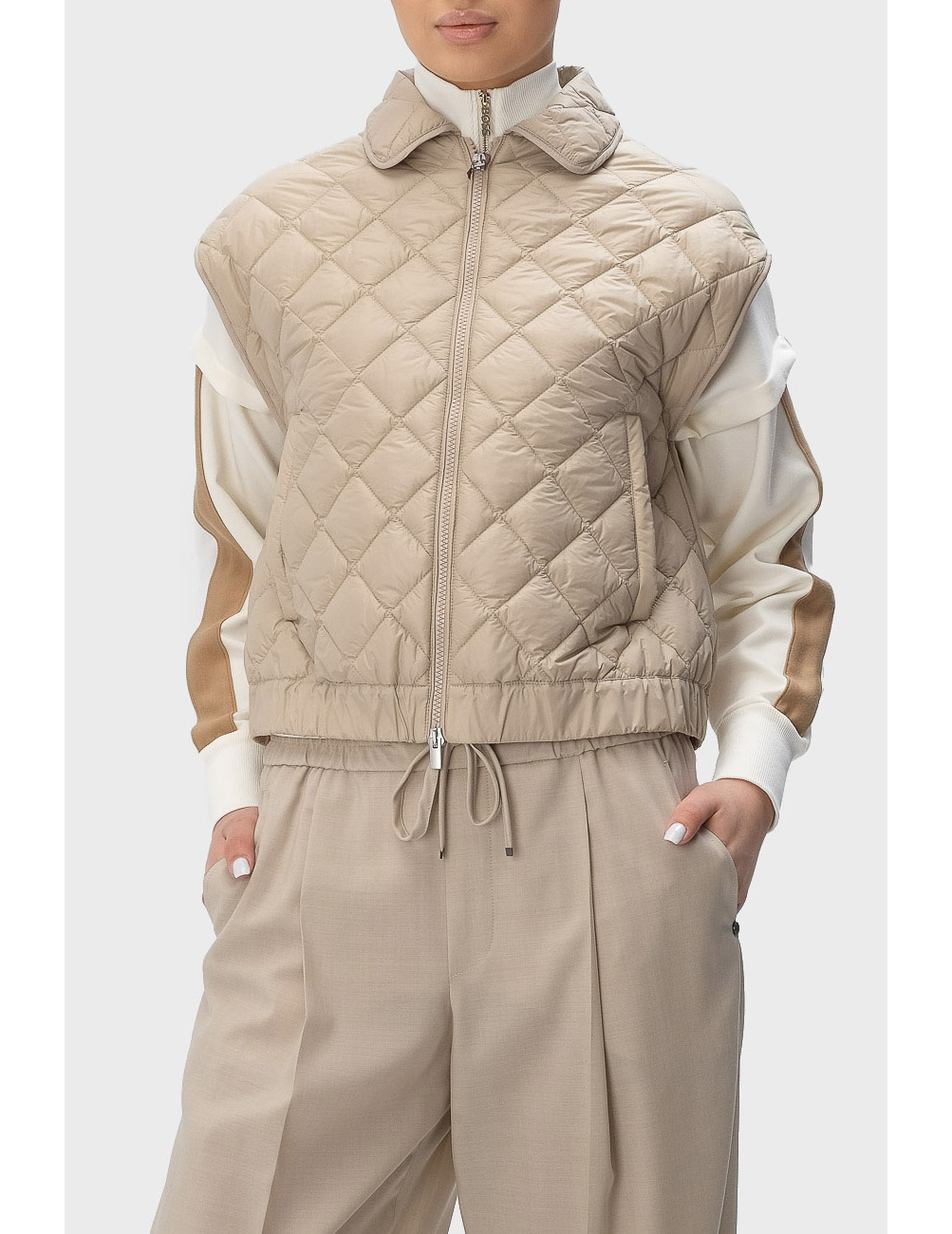 

Жилет, Бежевый