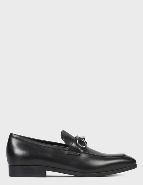 мужские черные Лоферы Salvatore Ferragamo BENFORD-black - фото-6