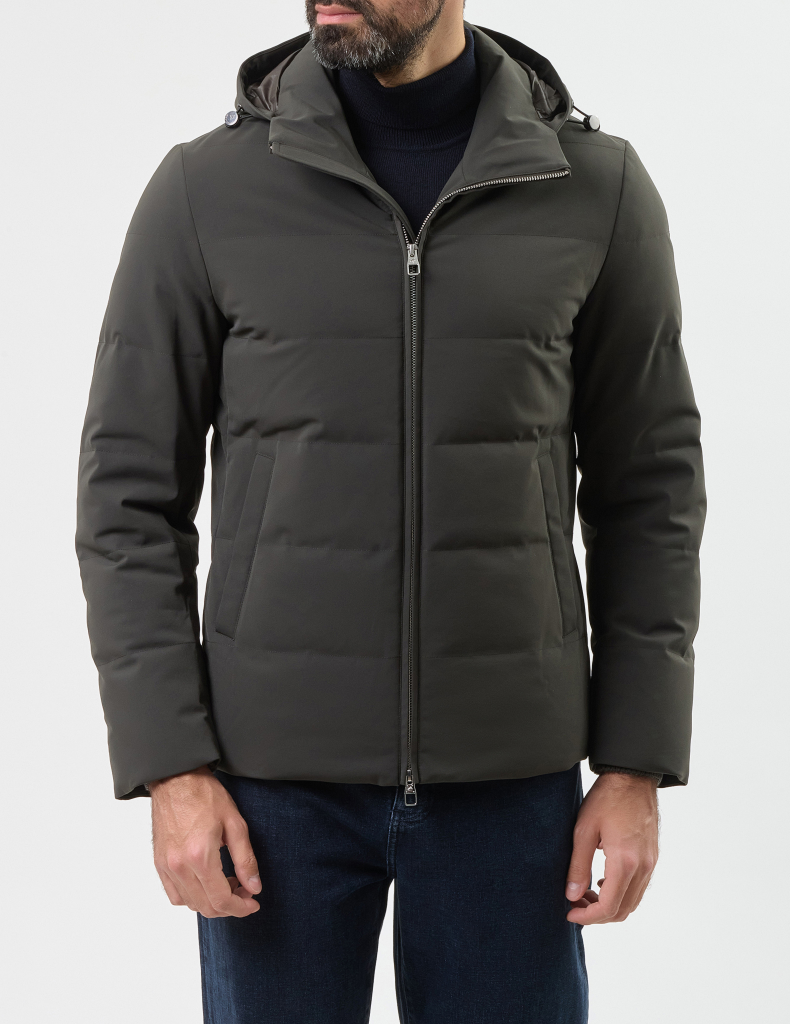 

Пуховик, Серый