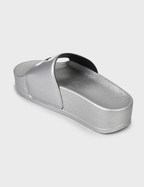 женские серебряные Шлепанцы Karl Lagerfeld 80805-silver - фото-2