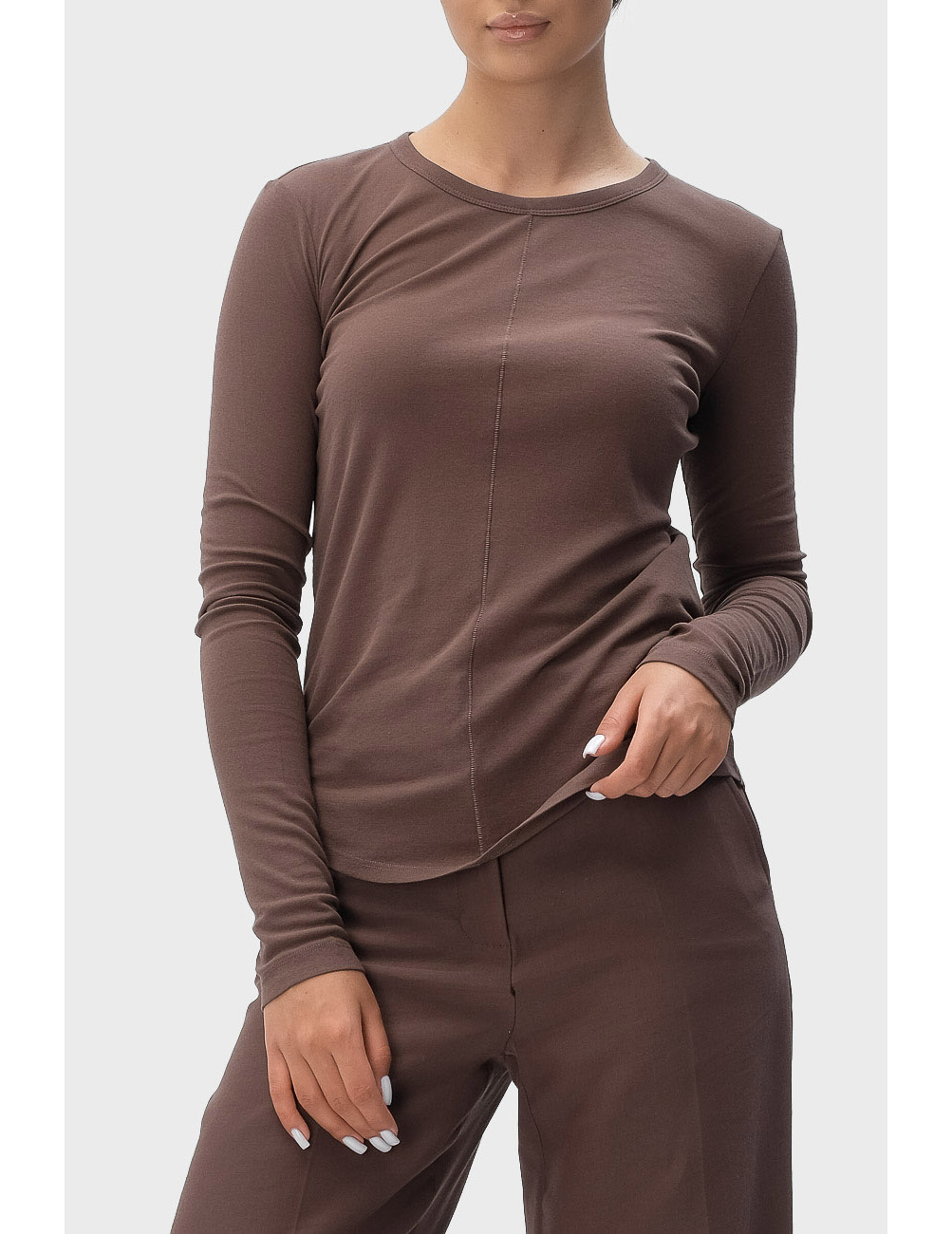 

Лонгслив, Коричневый