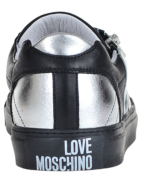 мужские черные Кеды Love Moschino 75053-black - фото-2
