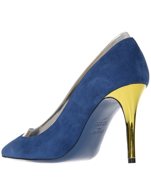женские синие Туфли Fendi 3812_blue - фото-2
