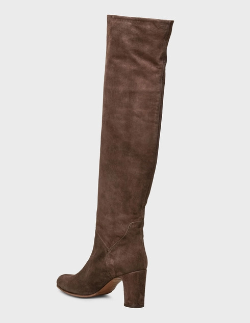 женские коричневые Ботфорты L'Autre Chose LC-LD255180WP05402105-brown - фото-2