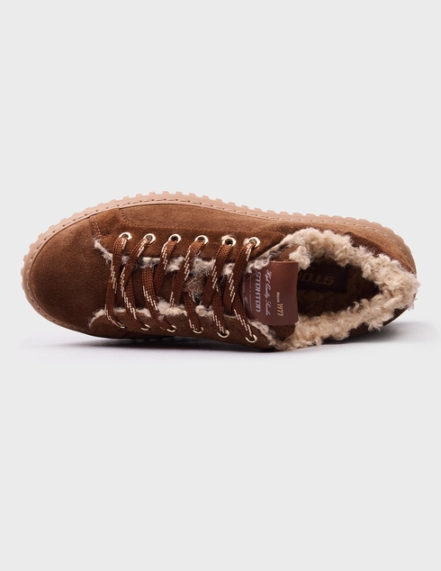коричневые женские Кеды Stokton 220-brown 11536 грн