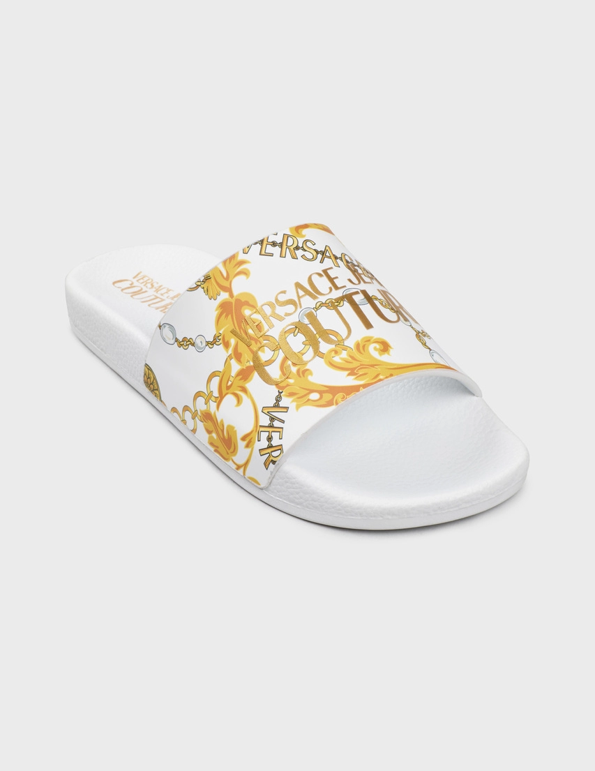 Шлепанцы Versace Jeans Couture 834-GOM_white_212425 (Белый) в