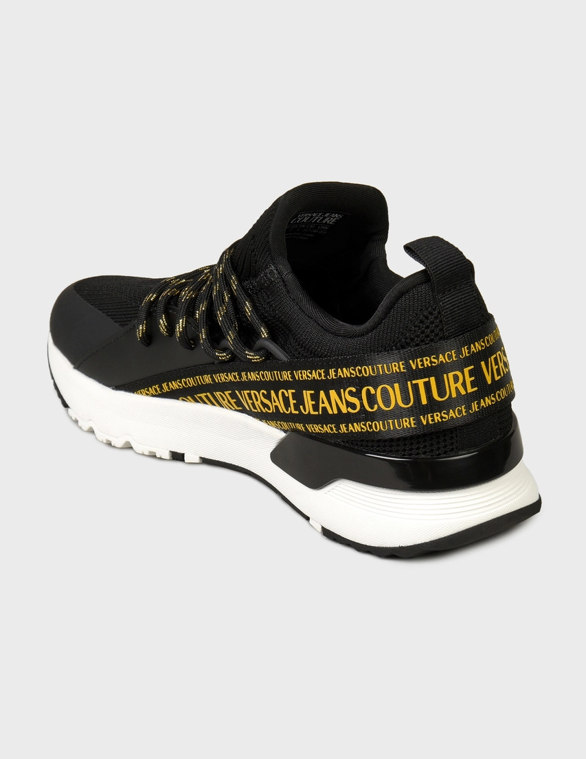 スニーカー VERSACE JEANS COUTURE Woman Sneakers Black 76VA3SA8ZS446 G89 Dynamic Logo Sneakers | VERSACE US