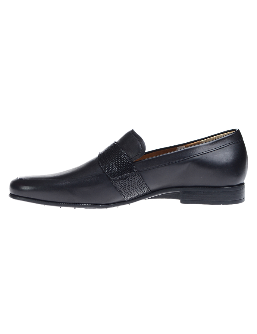 мужские черные Лоферы 4US Cesare Paciotti RU1_black - фото-2