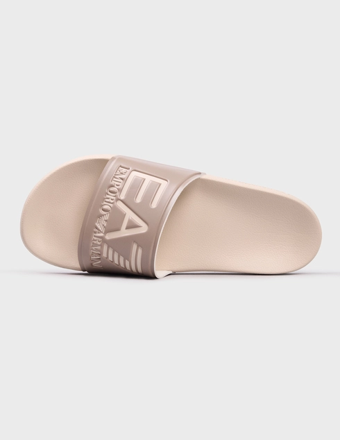 бежевые женские Шлепанцы Ea7 Emporio Armani 108-557_beige 2503 грн